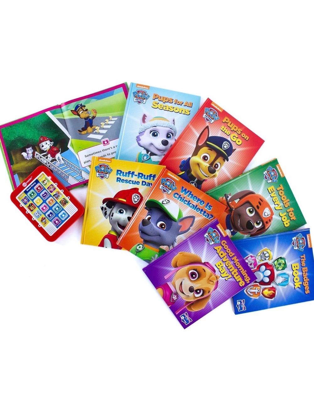 Nickelodeon Paw Patrol Me Reader Electronic Reader + 8 Sound Book Library - Picture 4 of 5